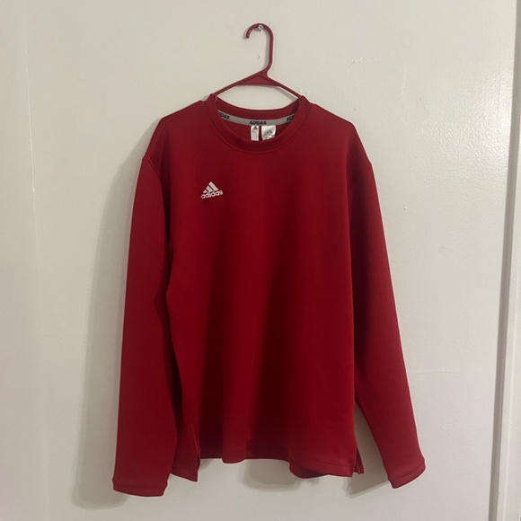 ADIDAS PERFORMANCE Athletic Sweatshirt 'Entrada 22' in Fire Red - Picture 2 of 4